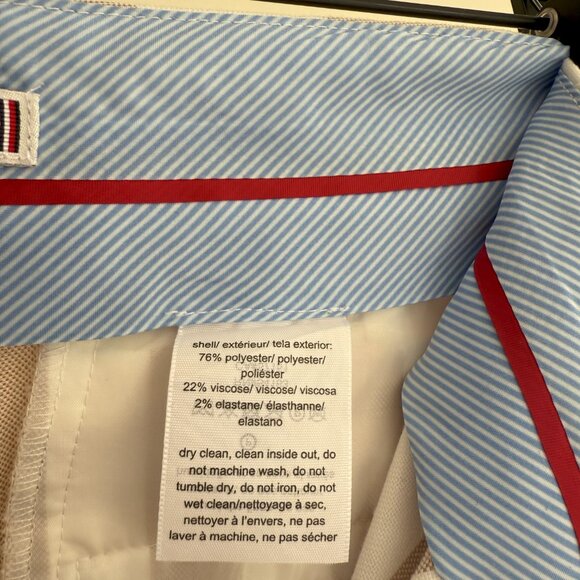 Tommy Hilfiger Striped Wide Leg Cropped Trousers - Picture 6 of 8